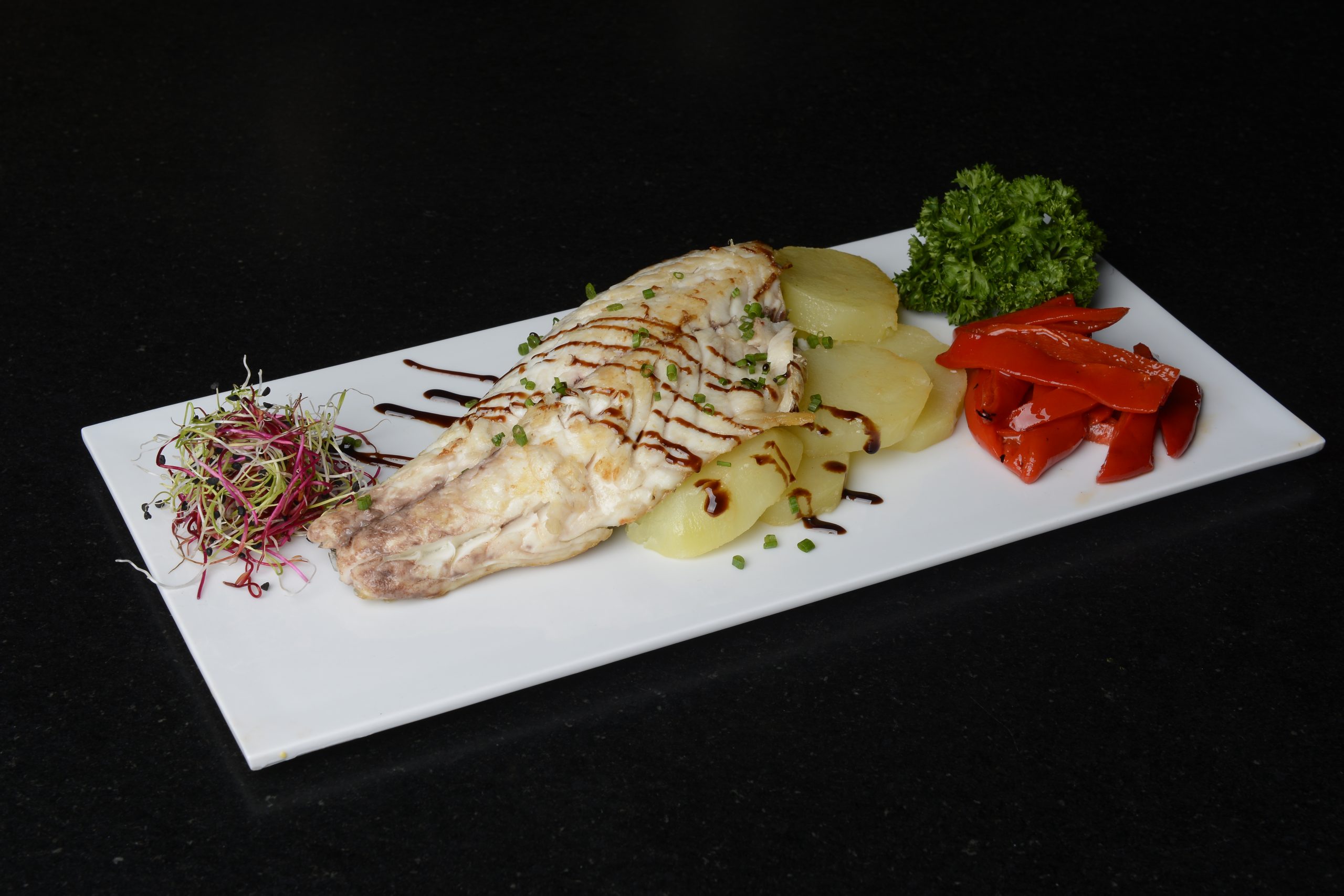Baked Sea Bass
