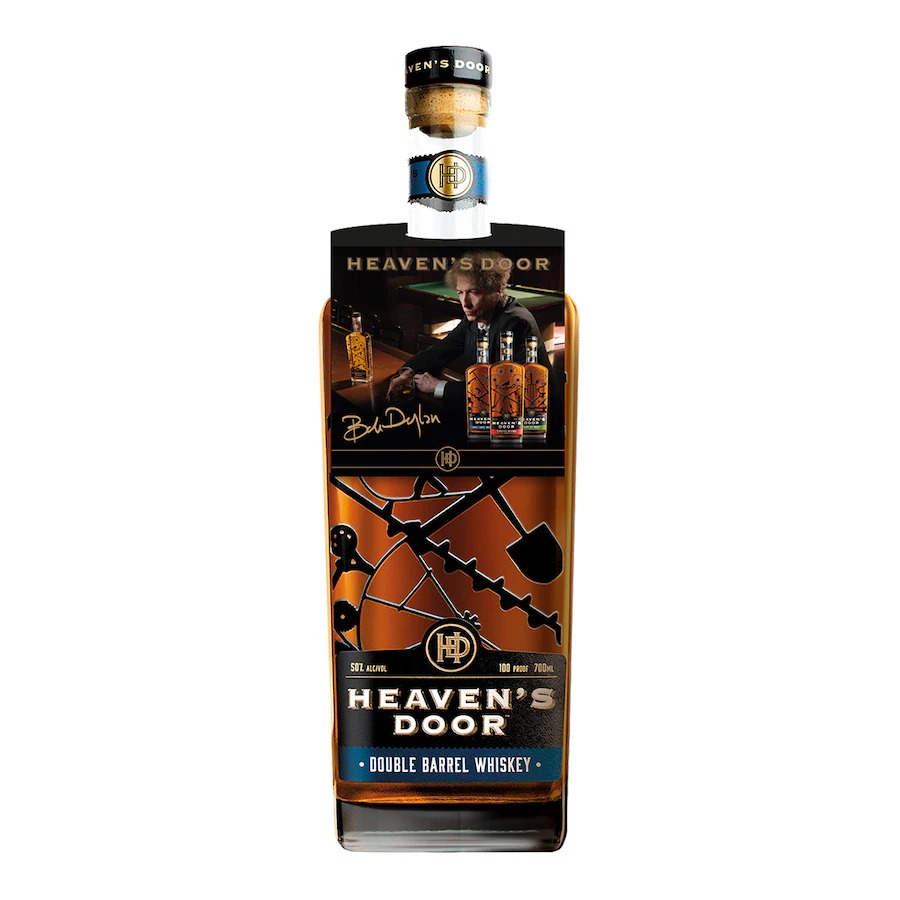 Bob Dylan's Heaven's Door Double Barrel Bourbon Whisky