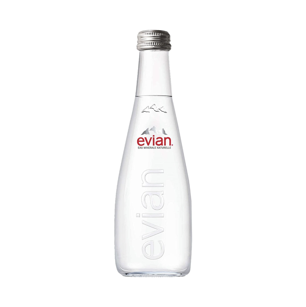 Agua natural mineral Armani con gas